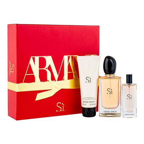 giorgio armani si eau de parfum giftset|giorgio armani si perfume cheap.